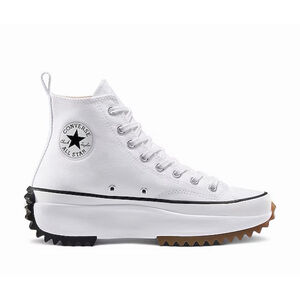 Converse CTAS Run Star Hike High White Cream Black Gum Lug Sole Sneakers Men 7.5